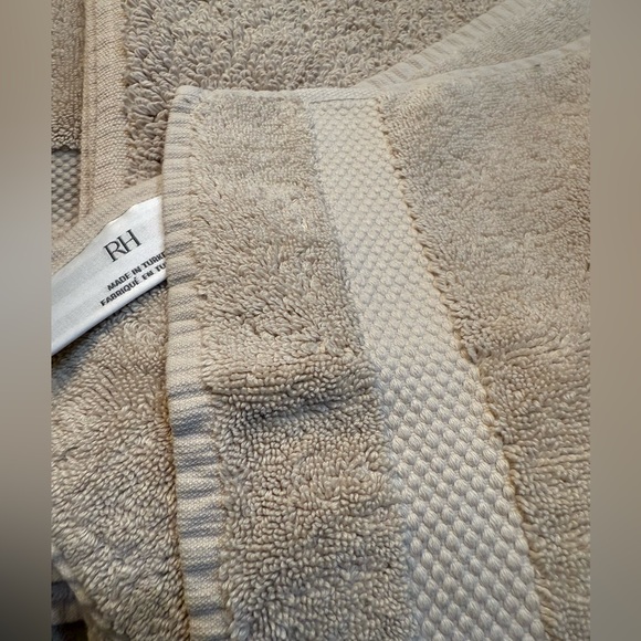 Restoration Hardware 4 Luxury Turkish Cotton Towels Bath - Picture 9 of 11
